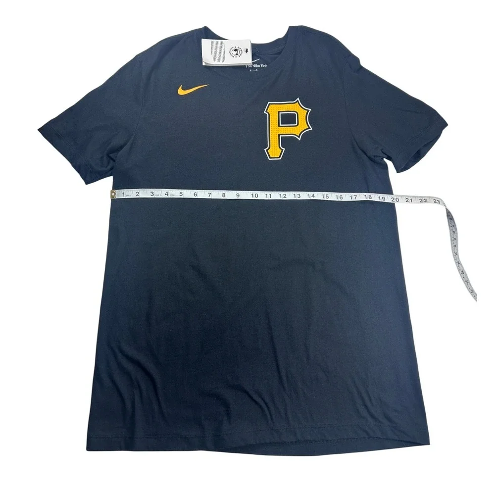 Pittsburgh Pirates David Bednar Nike MLB‎ Baseball Black T-Shirt Size Medium NWT